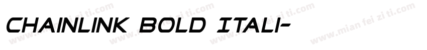 Chainlink Bold Itali字体转换